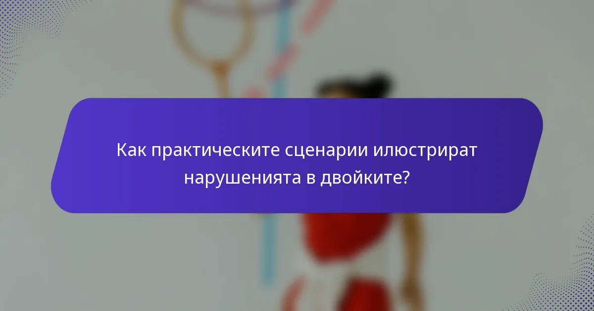 Как практическите сценарии илюстрират нарушенията в двойките?